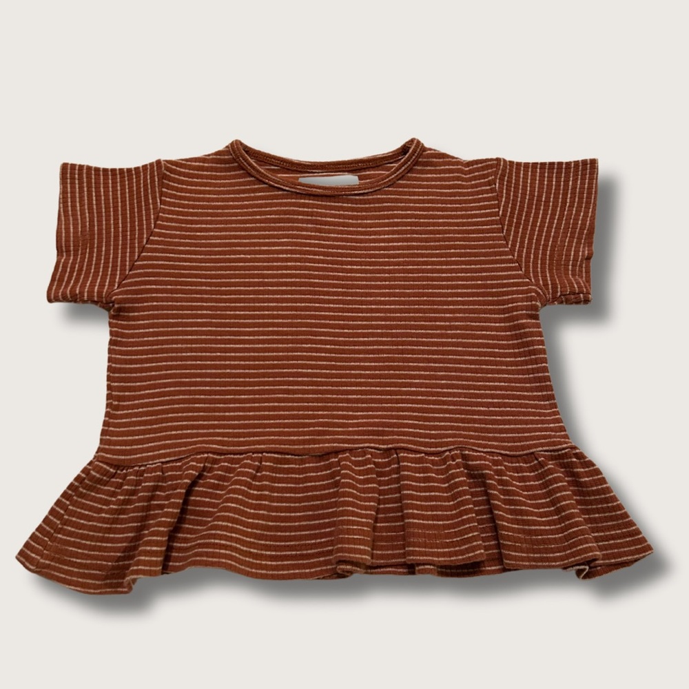 3/$15 - Konges Sloejd (Organic Cotton) Peplum T-Shirt